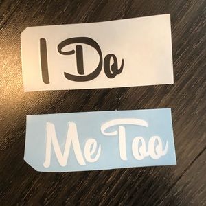 Wedding Day Shoe Decal